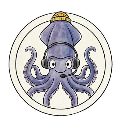 Irene, the Technical Support Squid